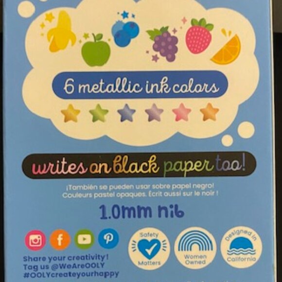 ooly: YUMMY YUMMY 6 Scented Metallic Gel Pens - Picture 4 of 6